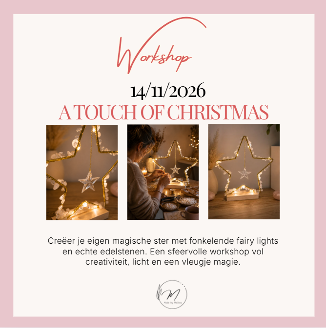 14/11/2026 A Touch of Christmas - maak je eigen edelsteen ster
