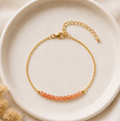 Zonnesteen - Handgemaakte Fijne Edelsteenarmband – Wild Spirit