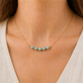 Amazoniet – Handgemaakte fijne edelsteenketting – Summer Solstice