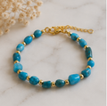 Organische Edelsteenarmband – Apatiet – Summer Solstice Collectie
