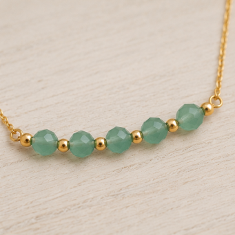 Aventurijn – Handgemaakte fijne edelsteenketting – Soul Stones