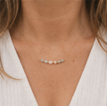 Weegschaal Zodiac Ketting – Aquamarijn, Opaal, Bergkristal & Labradoriet